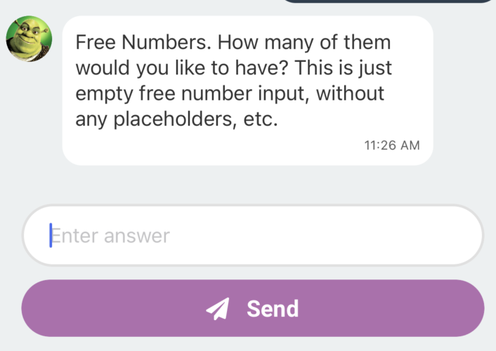 Free Numbers